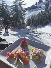 Sonnbühel - Hoch-Genuss am Hahnenkamm in der vermutlich ältesten Skihütte der Welt (©Foto: Martin Schmitz)